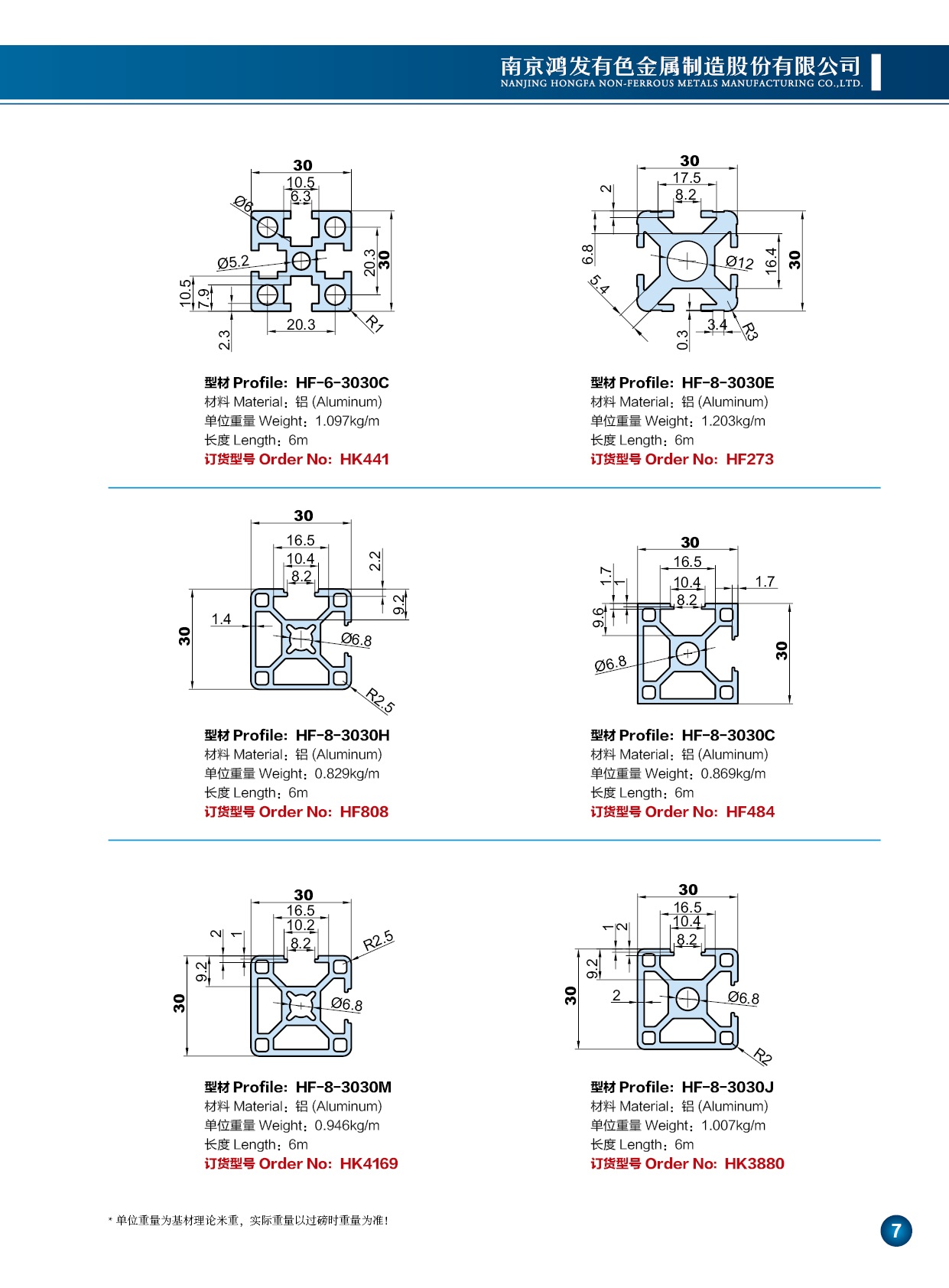 30系列工業鋁型材3